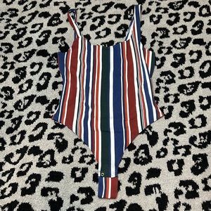 Garage stripped bodysuit